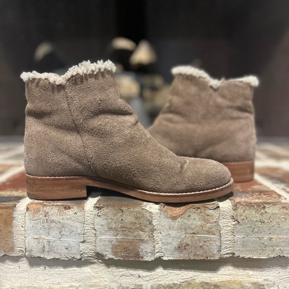 See by Chloe Louise suede Shearling lined Ankle Boots - Picture 7 of 14